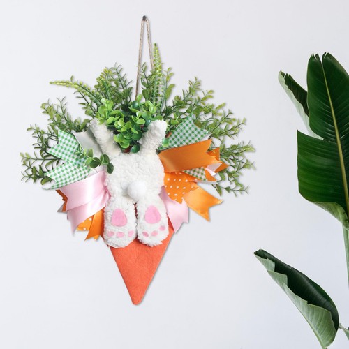Easter door wreath outdoor - easter,