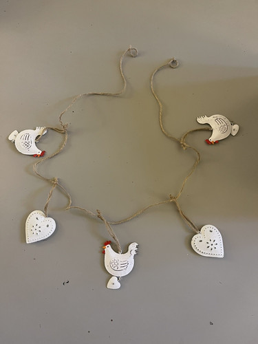Easter chicken and heart - easter,