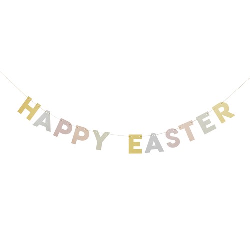 Happy easter banner pastel - happy,