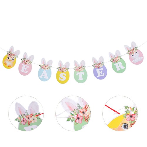 Easter hanging garland - hanging, paper