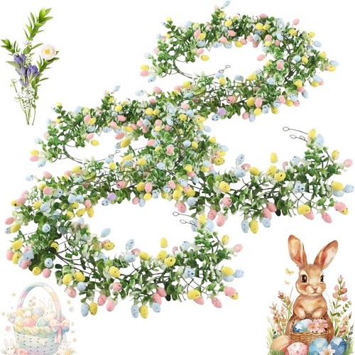 Easter garland greenery - easter,