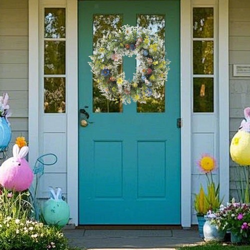 Easter wreath for front - easter, door