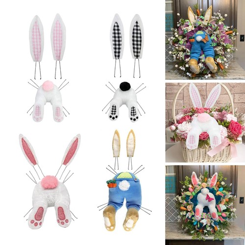 Easter bunny wreath kit - easter,