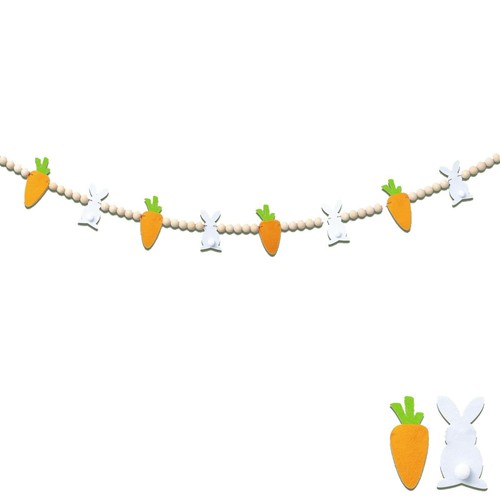 Easter bunny garland with - easter,