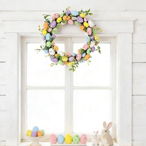 Easter wreath spring - easter,