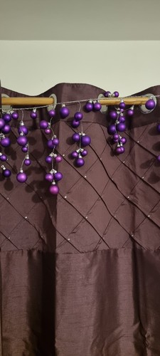 Bauble garland dark - bauble, matt