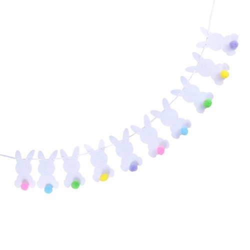 Reusable white rabbit - rabbit, shape