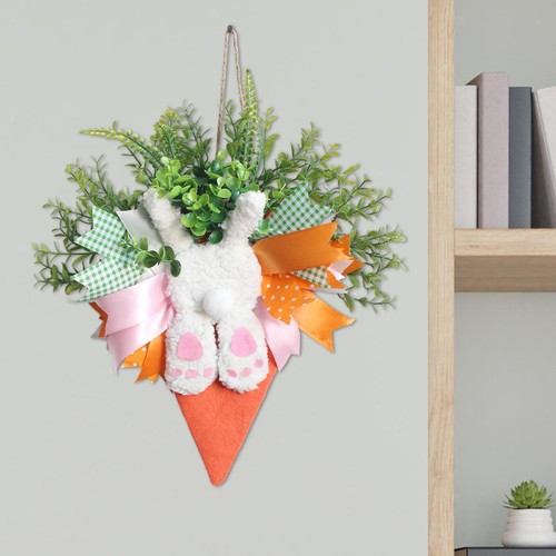 Easter wreath bunny decoration - wreath,