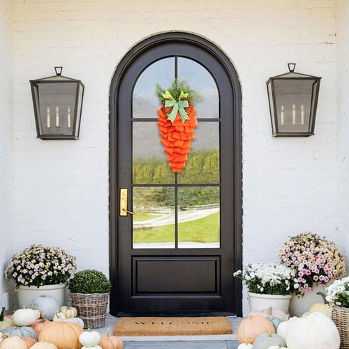 Garland for front door outdoor - door,