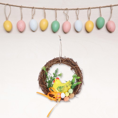 Easter wreath garland with - garland,