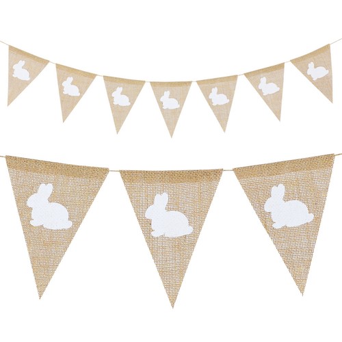 Beige easter pennant - beige,