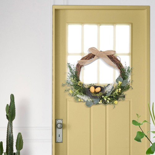 Easter wreath greenery - wreath,