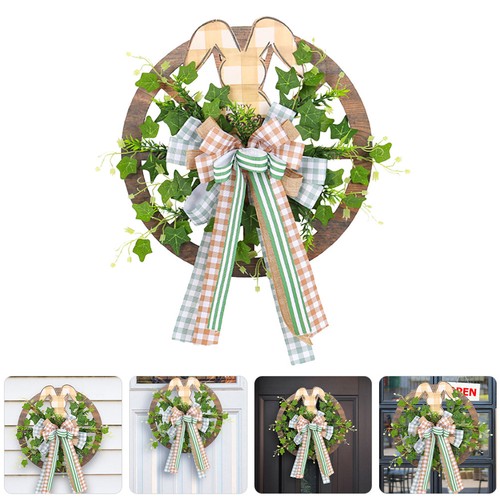 Artificial bunny wreath door - artificial,