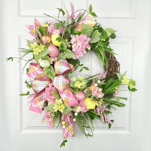 Easter egg flower wreath - egg,