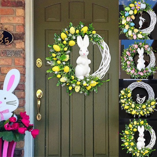 Easter wreath hanging garland - easter,