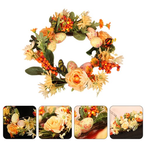 Easter wreath pendant - wreath,