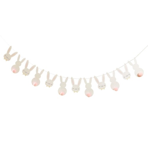 Easter bunny garland banner - easter,