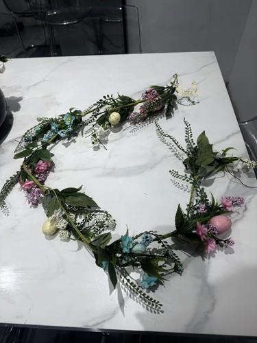 Easter foliage garland ginger - easter,