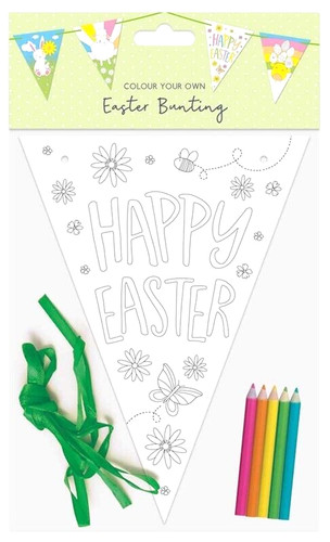 Happy easter bunting - bunting, banner