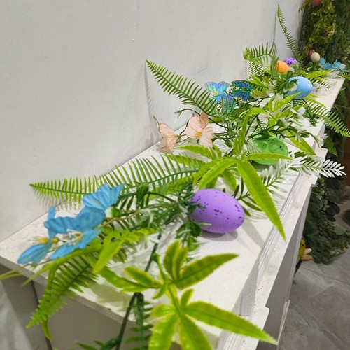 Easter egg garland artificial - garland,