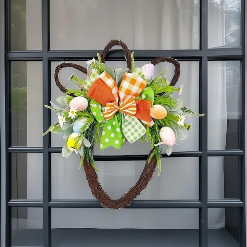 Easter egg wreath artificial - egg,