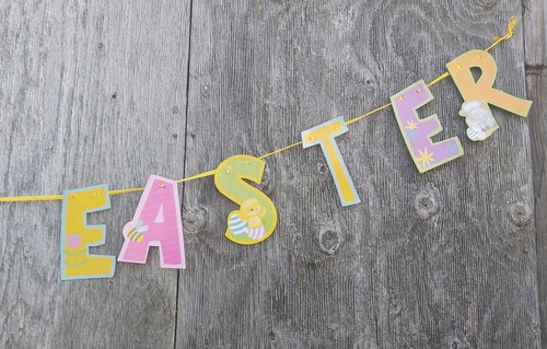 Happy easter banner garland - easter,