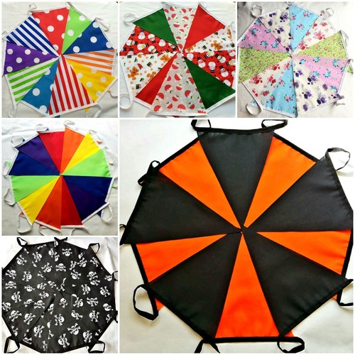 Handmade fabric bunting - handmade,
