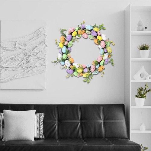Easter eggs wreath - wreath, garland
